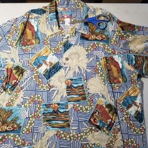 Reyn Spooner Joe Kealoha's XXL Rayon shirt